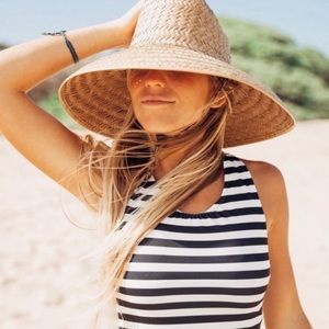 ALBION FIT STRIPE BIKINI TOP HANG TEN SZ SM NWOT